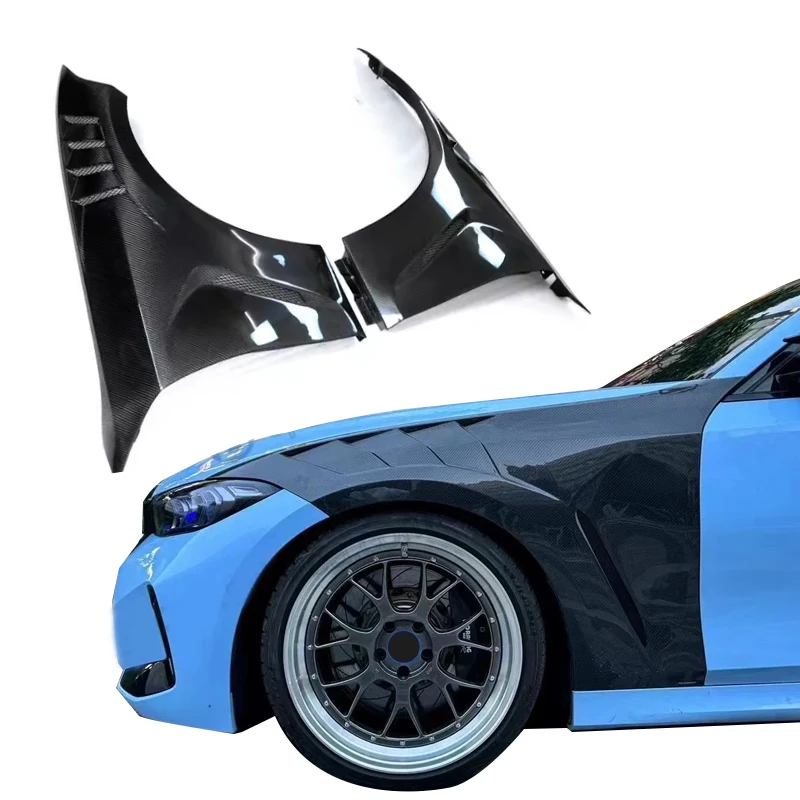 BENSNEES Customized Black Car Front Side Carbon Fiber Fender For BMW 3 Series G20 G28 330i M340i Lci 2019-2023 Upgrade
BENSNEES Customized Black Car Front Side Carbon Fiber Fender For BMW 3 Series G20 G28 330i M340i Lci 2019-2023 Upgrade