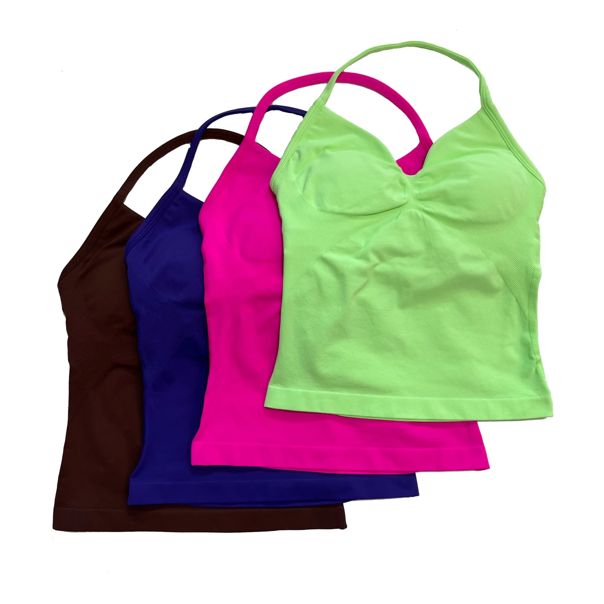 New Longline Strappy Top for Women Halterneck Yoga Top Shirts Seamless Workout Gym Top Fitness Sweatshirts Gym Clothing
New Longline Strappy Top for Women Halterneck Yoga Top Shirts Seamless Workout Gym Top Fitness Sweatshirts Gym Clothing