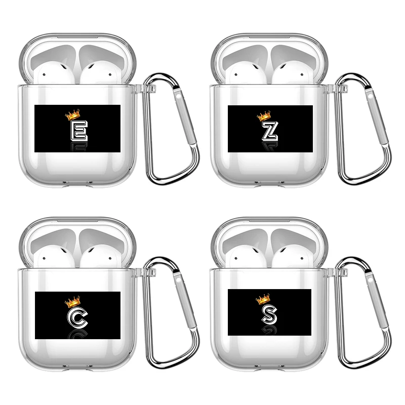 Crown Letter Silicone Case For Apple Airpods 1 or 2 Shockproof Cover For AirPods 3 Pro Pro2 Transparent Earphone Cases Protector
Crown Letter Silicone Case For Apple Airpods 1 or 2 Shockproof Cover For AirPods 3 Pro Pro2 Transparent Earphone Cases Protector