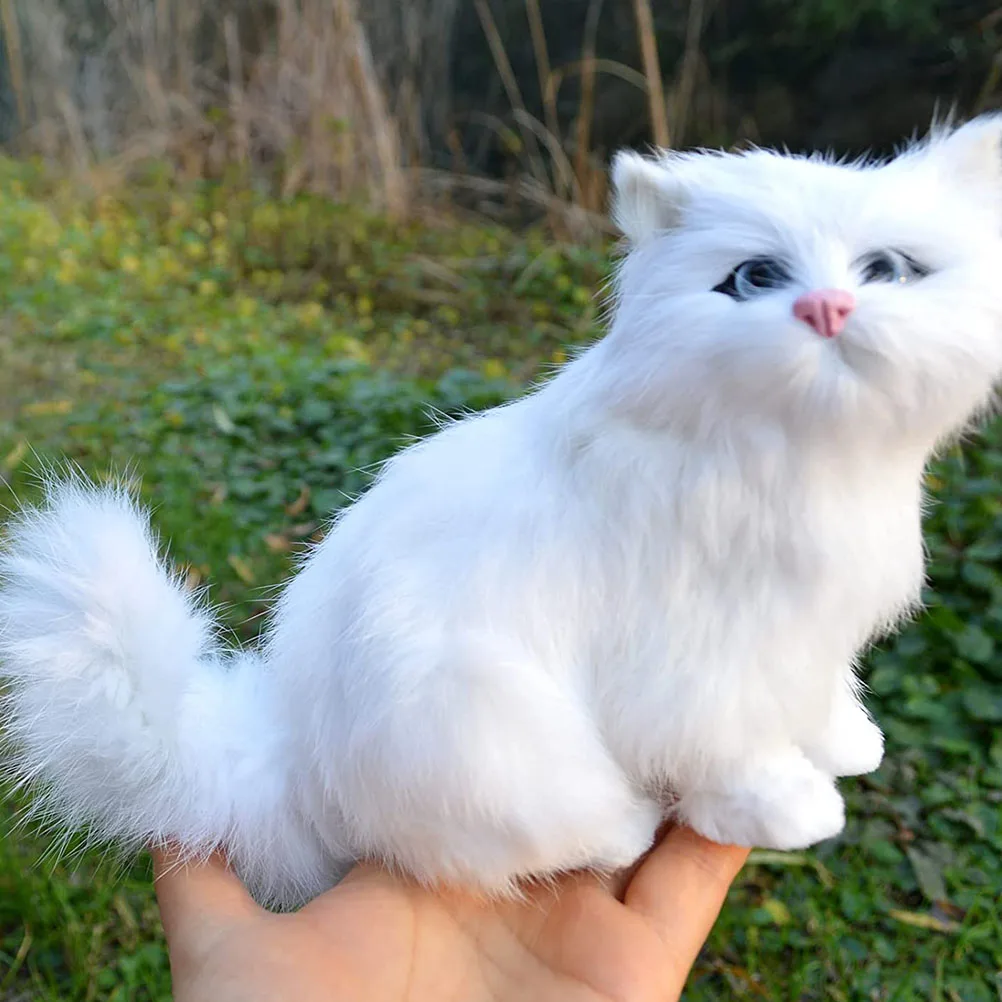 Simulation Fake Cat Toy Realistic Furry Cat Model Adorable Animal Figurines Safe Premium Material Home Decor
Simulation Fake Cat Toy Realistic Furry Cat Model Adorable Animal Figurines Safe Premium Material Home Decor