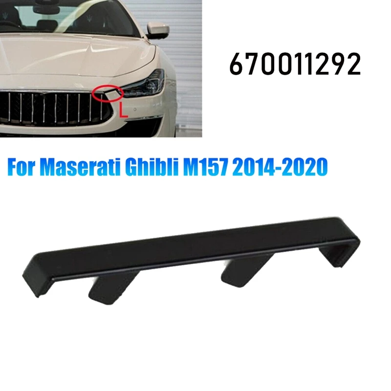 Отделка панелей, кронштейн бампера для Maserati ghiсот M157 2014-2020, крышка маленького отделочного держателя передней панели
Отделка панелей, кронштейн бампера для Maserati ghiсот M157 2014-2020, крышка маленького отделочного держателя передней панели
