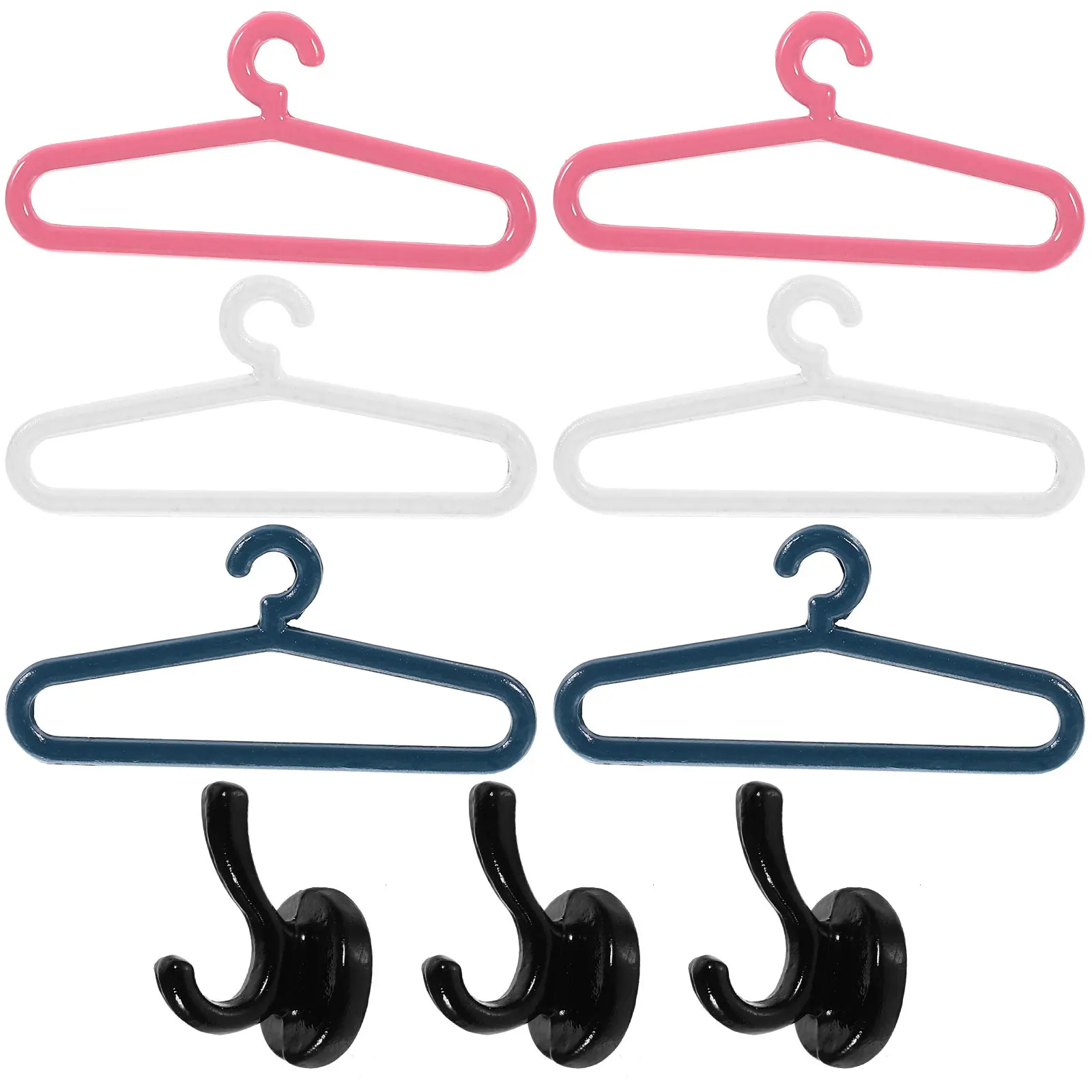 1Set Mini Hangers Hooks Miniature Holder for Dollhouse Clothes Hanging Small Clothes Organizer Mini Hangers Hanger Hook Model
1Set Mini Hangers Hooks Miniature Holder for Dollhouse Clothes Hanging Small Clothes Organizer Mini Hangers Hanger Hook Model