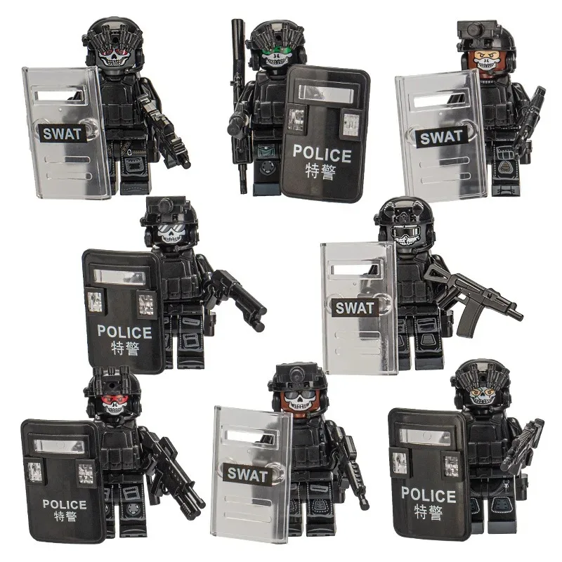 Military police series, special forces, explosion-proof police, building blocks, dolls, cartoons, gifts
Military police series, special forces, explosion-proof police, building blocks, dolls, cartoons, gifts