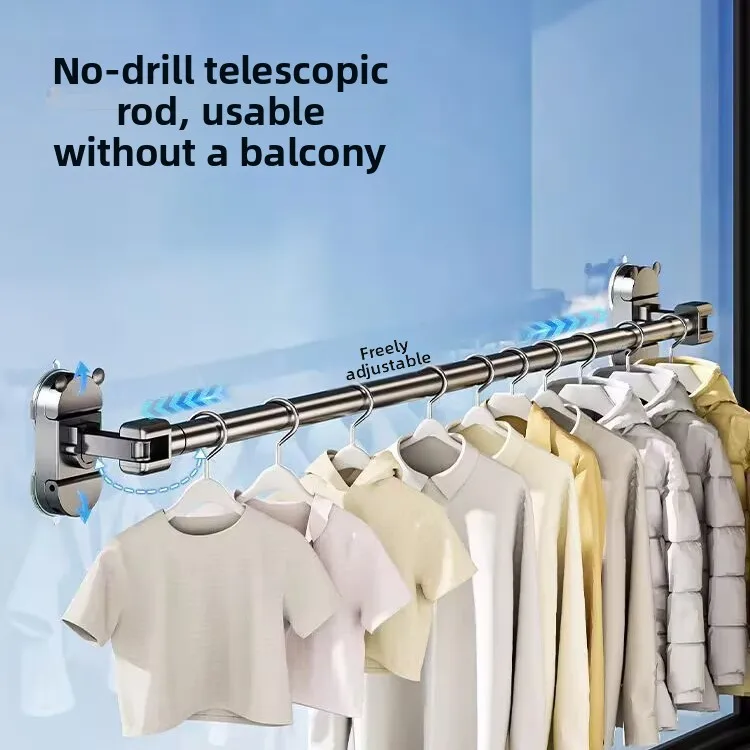 Expandable Suction Cup Clothesline Balcony Glass Window Quilt Drying Rod No Punching Required Home Use Snow Brand
Expandable Suction Cup Clothesline Balcony Glass Window Quilt Drying Rod No Punching Required Home Use Snow Brand
