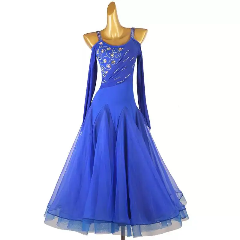 New Modern Dance Dress Women Standard Stage Competition Costume Ballroom Long Clothes Practice Wear Evening Prom waltz Jazz
New Modern Dance Dress Women Standard Stage Competition Costume Ballroom Long Clothes Practice Wear Evening Prom waltz Jazz