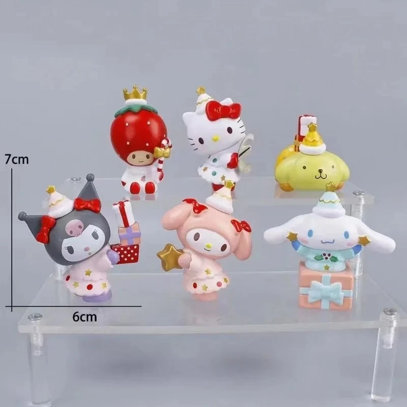7cm My Melody 6pcs Cinnamoroll Kuromi KT Cat Gift Series Birthday Dessert Table Ornament Accessories Cute Handmade Plaque Gifts
7cm My Melody 6pcs Cinnamoroll Kuromi KT Cat Gift Series Birthday Dessert Table Ornament Accessories Cute Handmade Plaque Gifts
