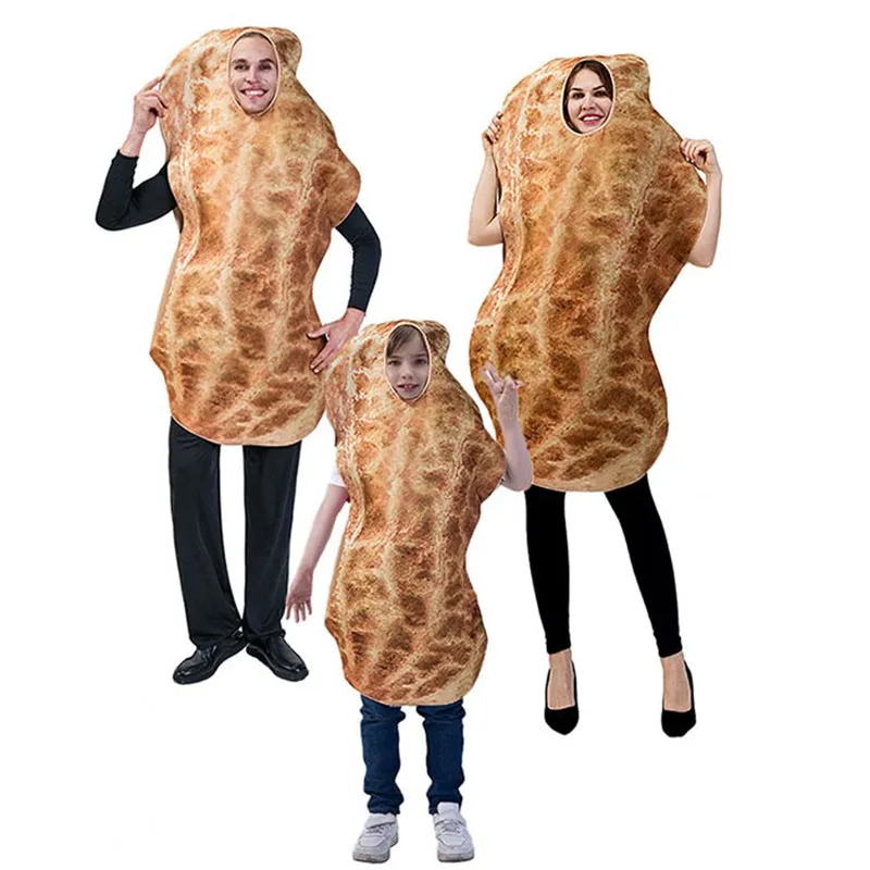 Halloween Funny Peanut Costume Food Crazy Party One-Piece Suit Stage Performance Clothes Women's Ethnic Fashion
Halloween Funny Peanut Costume Food Crazy Party One-Piece Suit Stage Performance Clothes Women's Ethnic Fashion