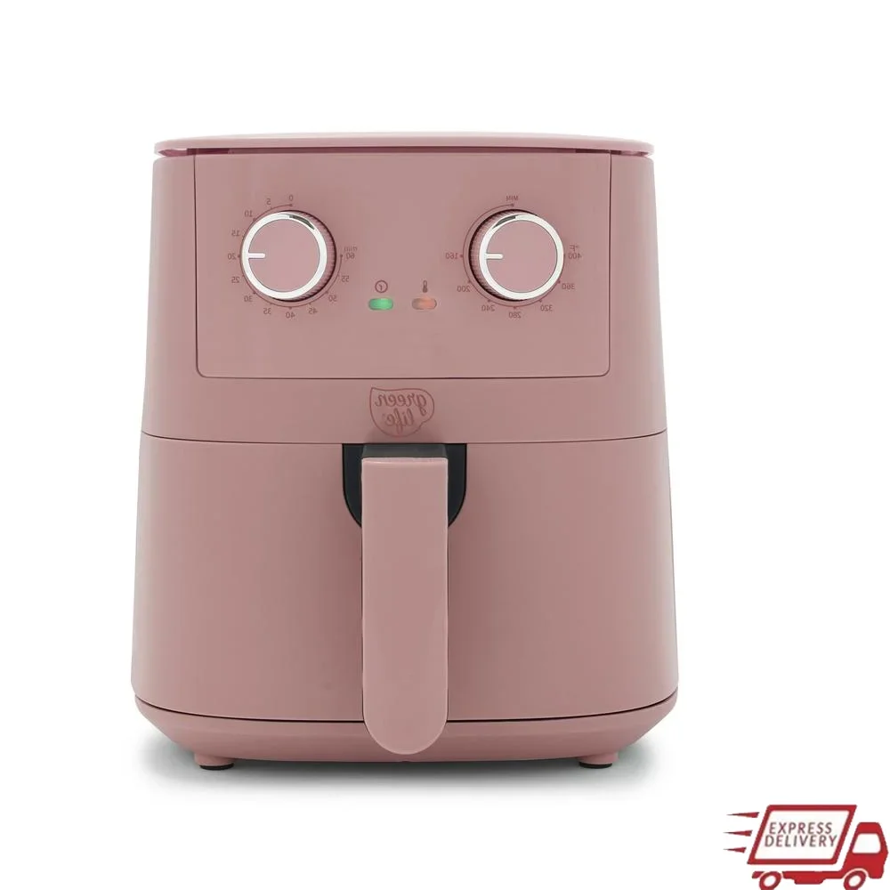 4.5QT Mechanical Air Fryer PFAS-Free Nonstick Ceramic Timer Temperature Control LED Indicator Dishwasher Safe Family-Friendly
4.5QT Mechanical Air Fryer PFAS-Free Nonstick Ceramic Timer Temperature Control LED Indicator Dishwasher Safe Family-Friendly