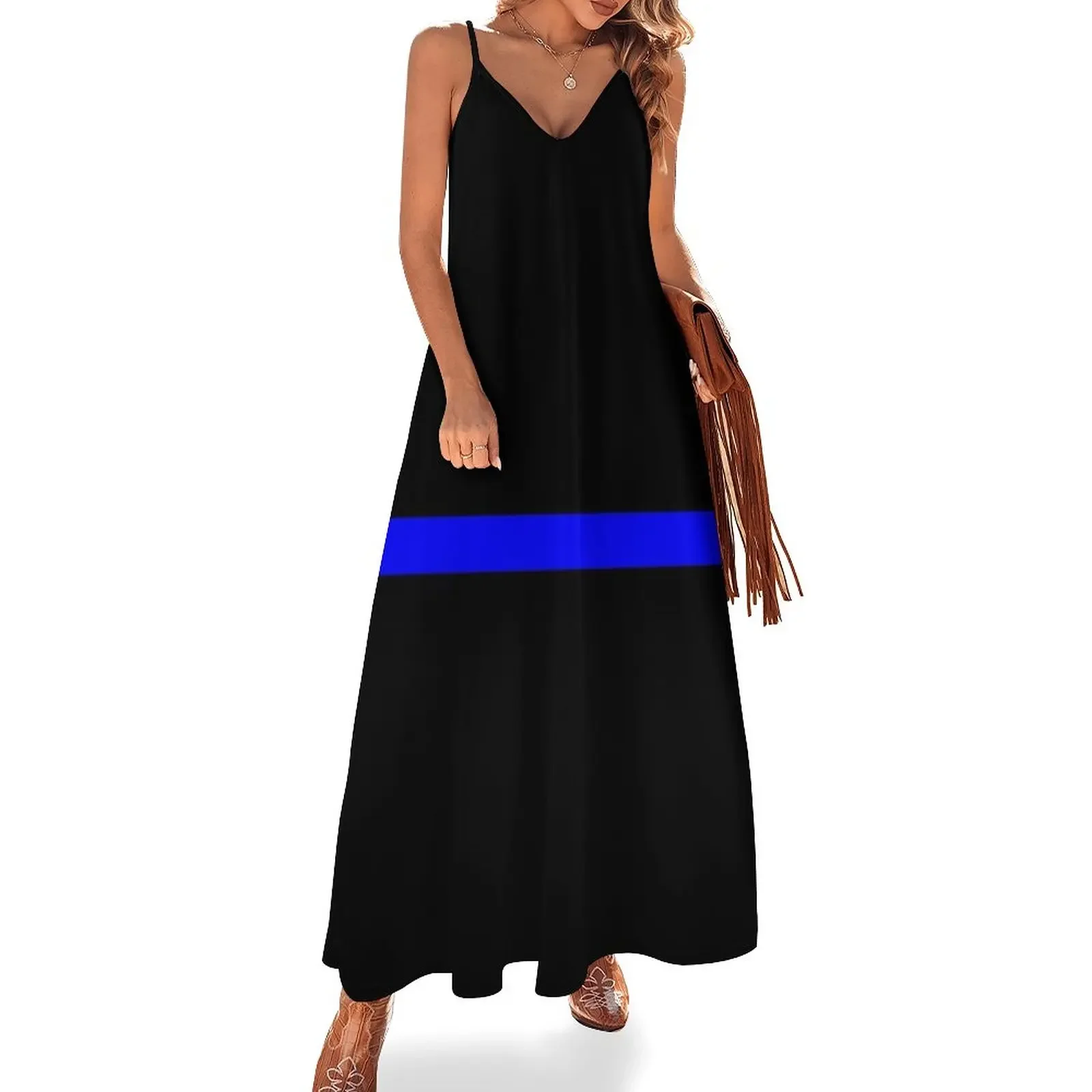 The Thin Blue Line Sleeveless Dress dress women elegant luxury Woman clothing dress party dresses woman
The Thin Blue Line Sleeveless Dress dress women elegant luxury Woman clothing dress party dresses woman