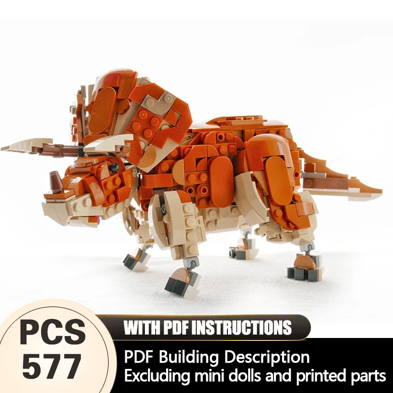 Creators Animal Series Model MOC Building Bricks Triceratops Modular Technology Gifts Holiday Assemble Children Toys Suit
Creators Animal Series Model MOC Building Bricks Triceratops Modular Technology Gifts Holiday Assemble Children Toys Suit