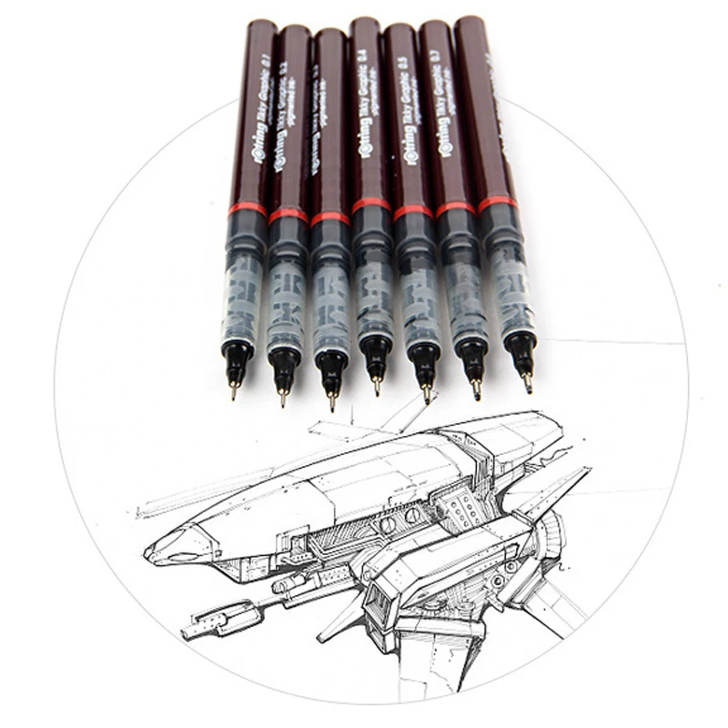 1pcs Germany Rotring Graphic Fineliner Pigma Micron Fine Pens Smooth Ink Drawing Pen Sketch Fine Liner Pens Art Supplies
1pcs Germany Rotring Graphic Fineliner Pigma Micron Fine Pens Smooth Ink Drawing Pen Sketch Fine Liner Pens Art Supplies