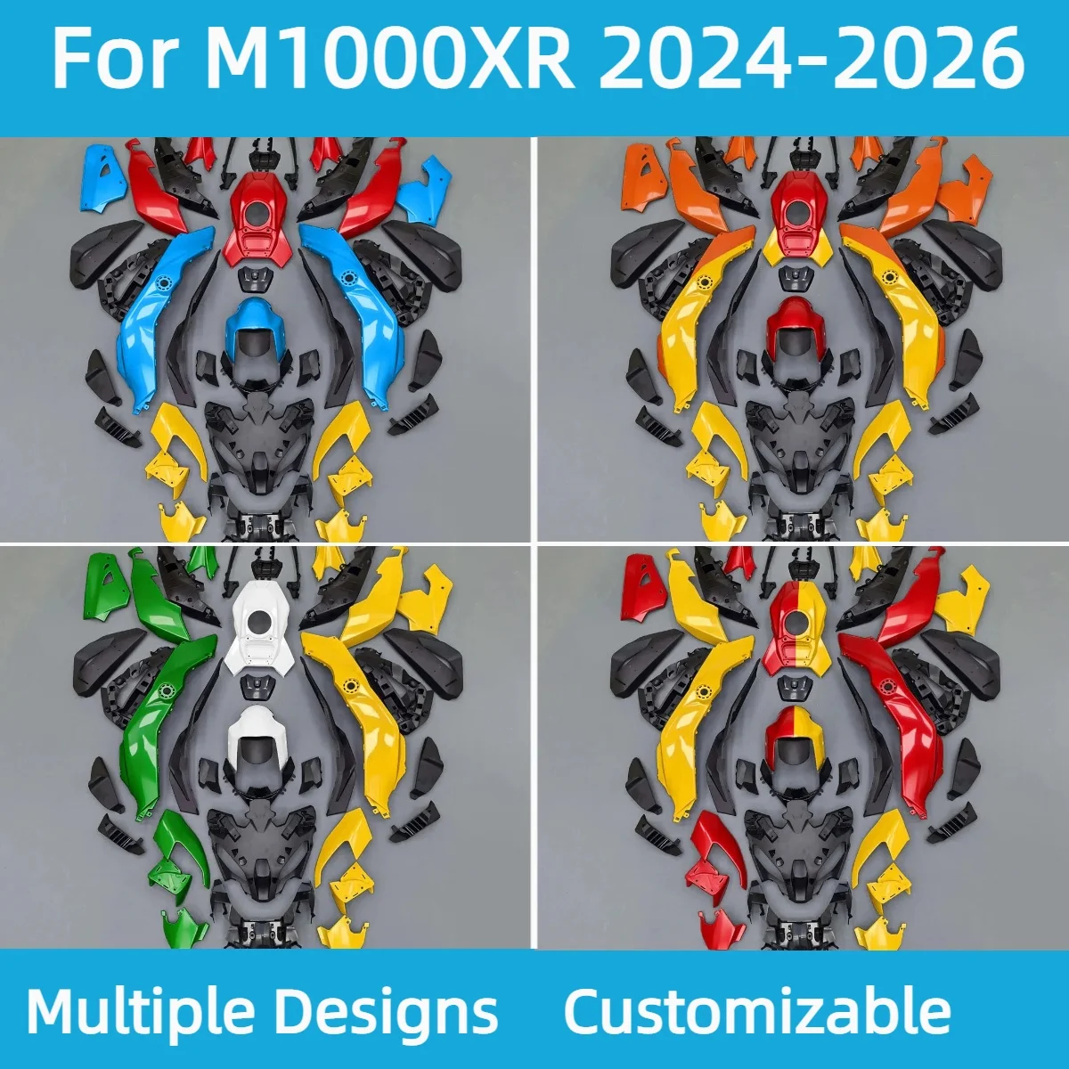 For BMW M1000XR 2024 2025 2026 Injection Fairings M 1000XR 24 25 26 Custom Aftermarket Motorcycle Fairing Kit
For BMW M1000XR 2024 2025 2026 Injection Fairings M 1000XR 24 25 26 Custom Aftermarket Motorcycle Fairing Kit
