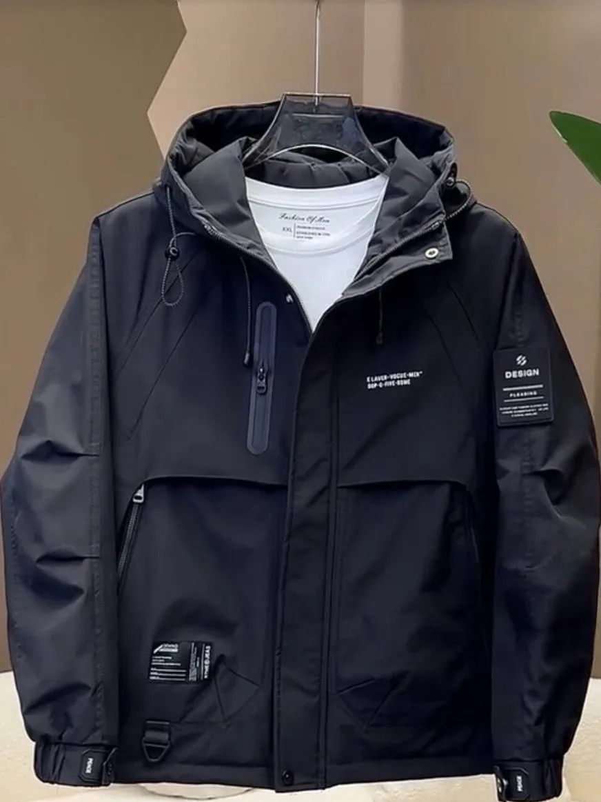 Casual Outdoor Men's Jaet 2025 Spring Autumn New Sle Trendy Brand Hooded Workwear Jaet Versatile Outerwear for Youth
Casual Outdoor Men's Jaet 2025 Spring Autumn New Sle Trendy Brand Hooded Workwear Jaet Versatile Outerwear for Youth