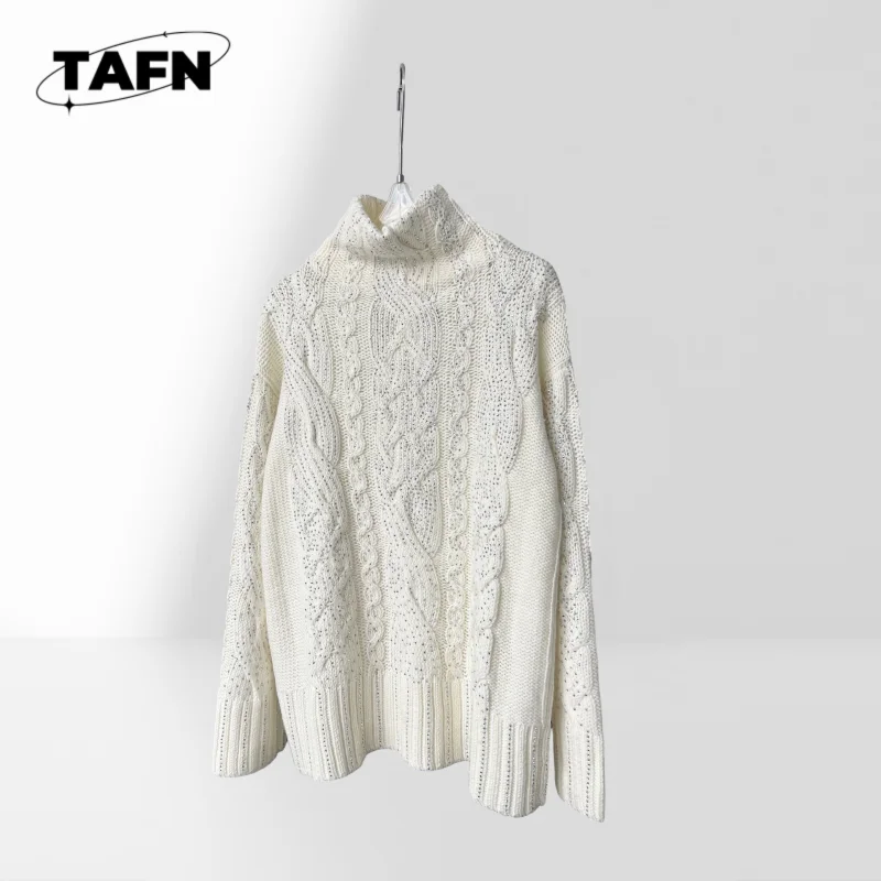 Модный вязаный свитер с рисунком для женщин, идеально подходит для повседневных прогулок, мягкий и удобный на осень и зиму AK0503
Модный вязаный свитер с рисунком для женщин, идеально подходит для повседневных прогулок, мягкий и удобный на осень и зиму AK0503