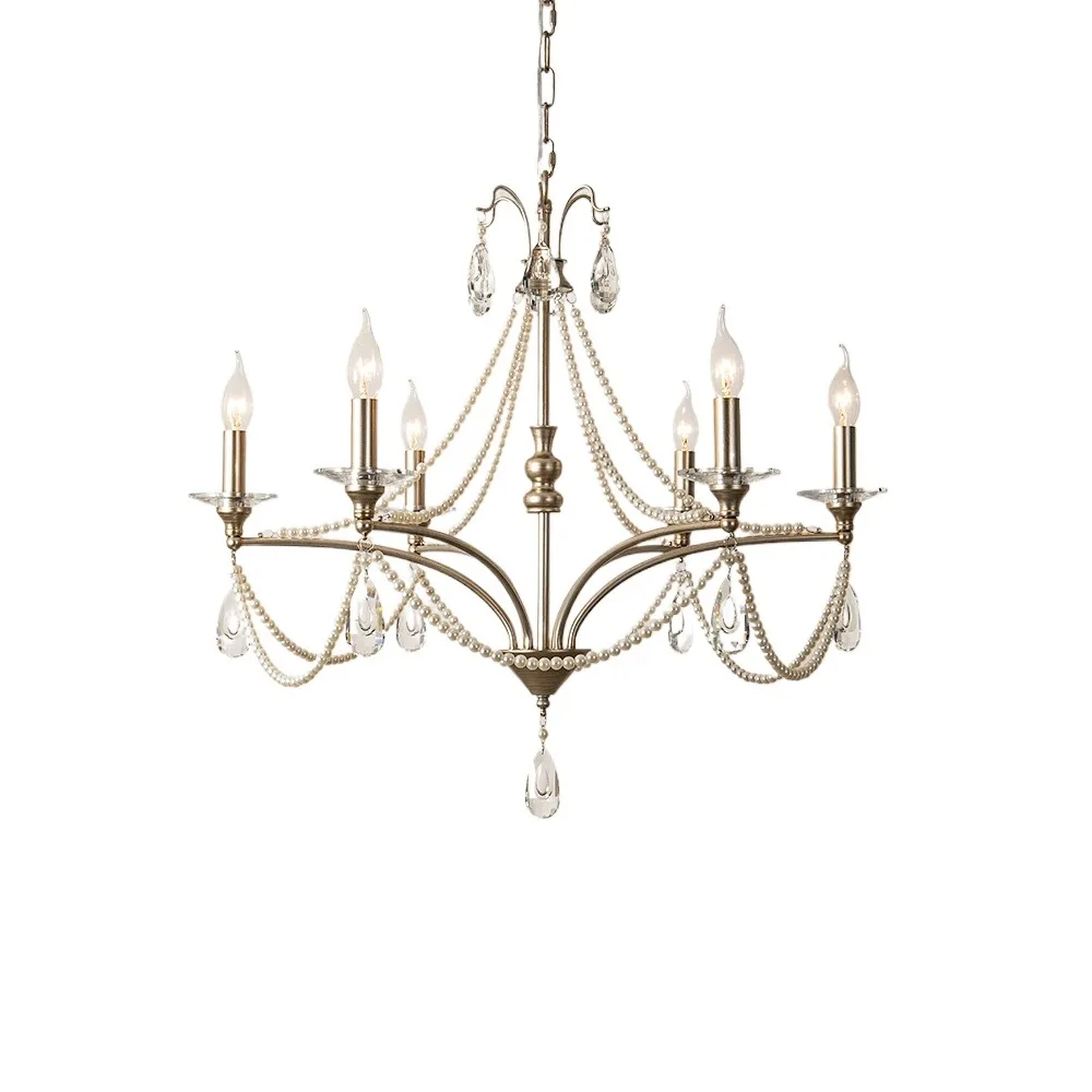 Винтажный подвесной светильник, светильник для гостиной, роскошный ресторан Villa Light, креативная главная лампа для спальни с жемчугом
Винтажный подвесной светильник, светильник для гостиной, роскошный ресторан Villa Light, креативная главная лампа для спальни с жемчугом