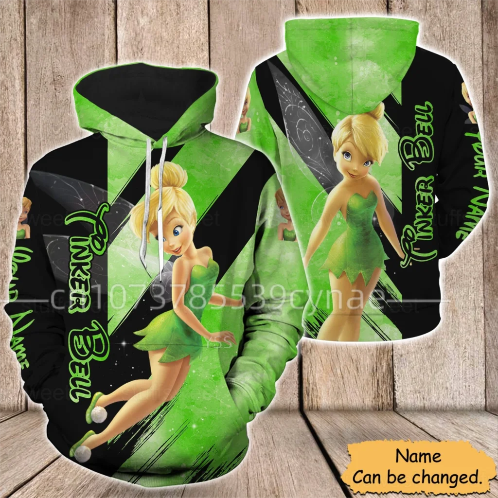 Tinker Bell Disney Hoodie 3D Print Street Y2 Koversize Pullover Custom Your Name Women's Zipper Hoodie
Tinker Bell Disney Hoodie 3D Print Street Y2 Koversize Pullover Custom Your Name Women's Zipper Hoodie