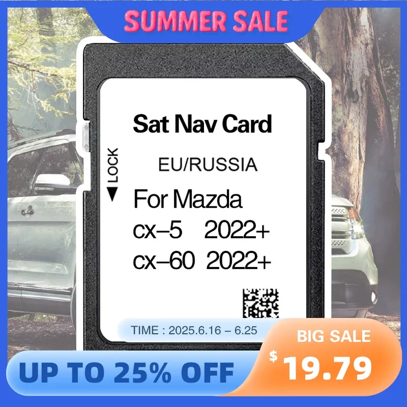 Newest Maps Version Navigation SD GPS Card EU Russia Free Shipping for Mazda CX-5 CX-60 2022+
Newest Maps Version Navigation SD GPS Card EU Russia Free Shipping for Mazda CX-5 CX-60 2022+