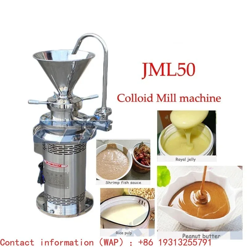 JML50 Colloid Mill Sesame Colloid Mill Peanut Butter Colloid Mill Soybean Grinding Machine Coating Grinding Machine JML50
JML50 Colloid Mill Sesame Colloid Mill Peanut Butter Colloid Mill Soybean Grinding Machine Coating Grinding Machine JML50
