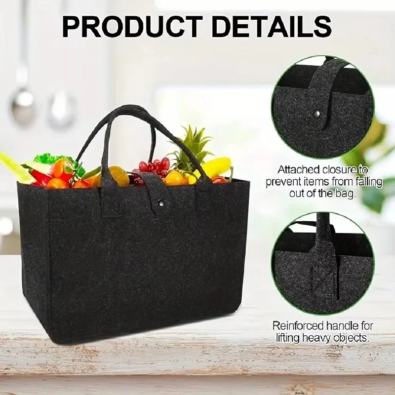 Tote Bag Women Shopping Bag Felt Foldable Grocery Basket Storage Organizer Utility Tote Handbag for Picnic Beach Pool Travel
Tote Bag Women Shopping Bag Felt Foldable Grocery Basket Storage Organizer Utility Tote Handbag for Picnic Beach Pool Travel