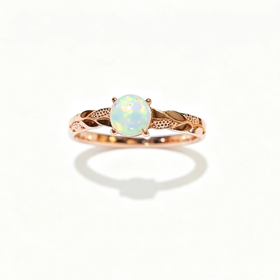 Round Setting Natural Opal Ring 5*5mm S925 Pure Silver Fashion Jewelry Elegant Ladies Daily Banquet Fine Jewelry
Round Setting Natural Opal Ring 5*5mm S925 Pure Silver Fashion Jewelry Elegant Ladies Daily Banquet Fine Jewelry