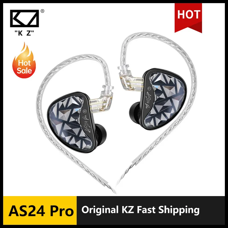 KZ AS24 PRO, 24 единицы BA, HIFI-наушники, обновленные сбалансированные арматурные наушники, настраиваемые вкладыши, проводные игровые наушники
KZ AS24 PRO, 24 единицы BA, HIFI-наушники, обновленные сбалансированные арматурные наушники, настраиваемые вкладыши, проводные игровые наушники