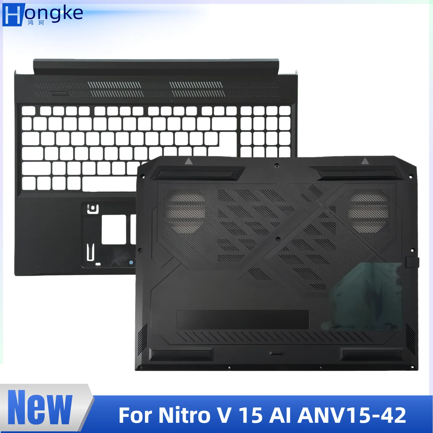 New For Hongke Nitro V 15 AI ANV15-42 Laptop Upper Case Palmrest Cover/Bottom Base Cover
New For Hongke Nitro V 15 AI ANV15-42 Laptop Upper Case Palmrest Cover/Bottom Base Cover