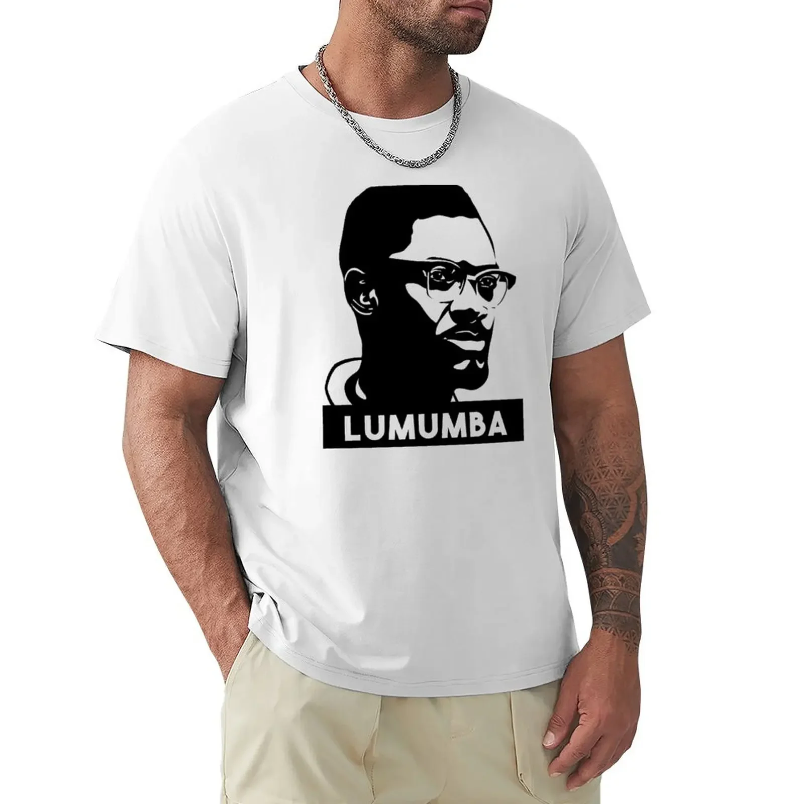 Patrice Lumumba T-shirt korean fashion animal prinfor boys mens cotton t shirts
Patrice Lumumba T-shirt korean fashion animal prinfor boys mens cotton t shirts