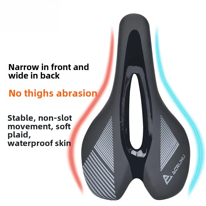 Bicycle Cushion Comfortable Shock-Absorbing Mountain Bike Saddle Cycling Road Bike Breathable Saddle Cycling Equipment
Bicycle Cushion Comfortable Shock-Absorbing Mountain Bike Saddle Cycling Road Bike Breathable Saddle Cycling Equipment