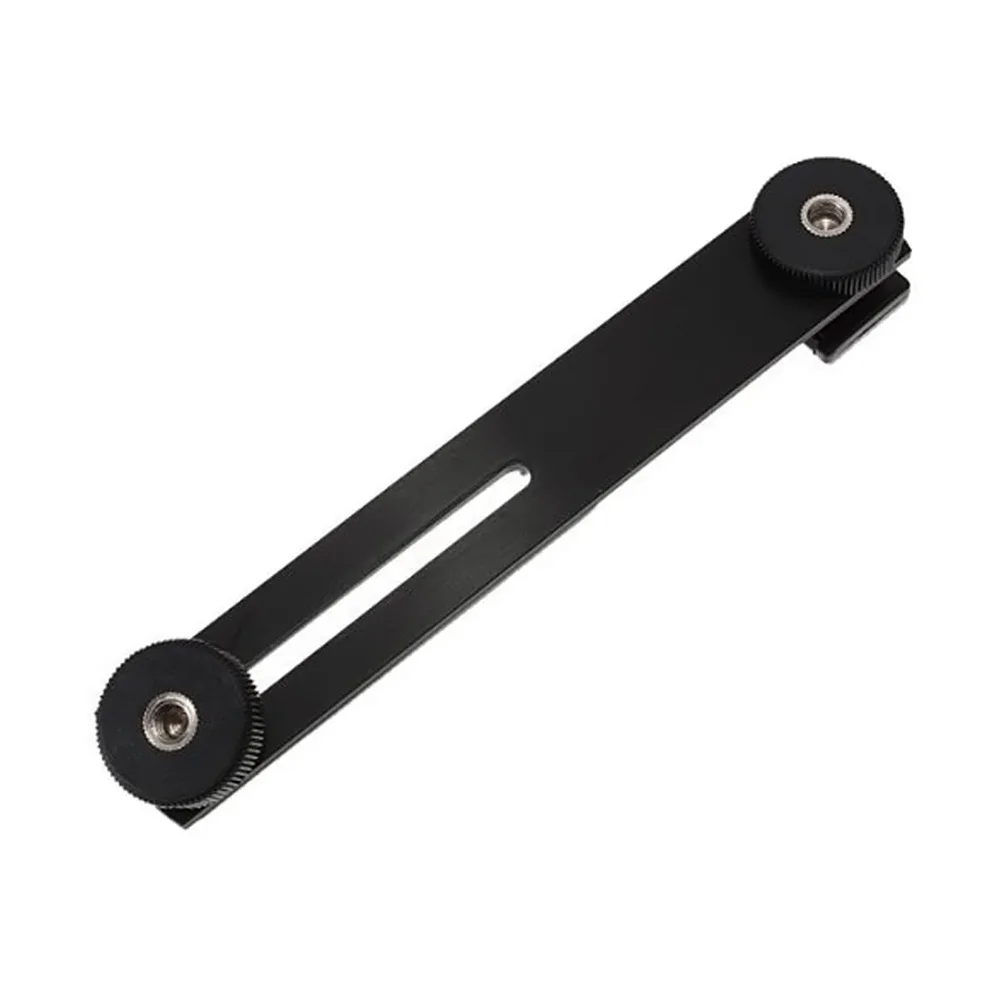 Dual Camera Bracket Mount For 1/4" Screw Aluminum Alloy Studio Tripod Stand Support Dual Video Shoot Event
Dual Camera Bracket Mount For 1/4" Screw Aluminum Alloy Studio Tripod Stand Support Dual Video Shoot Event