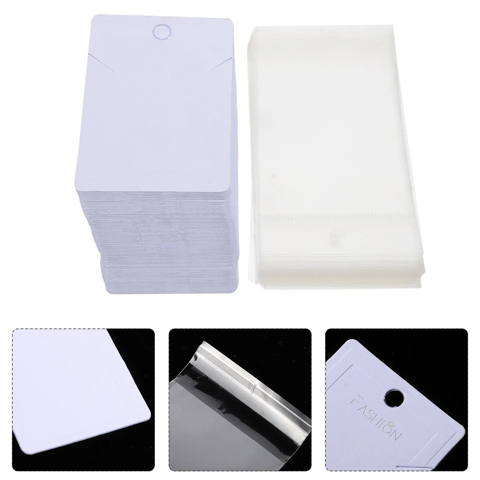 100Pcs Foil Cardboard Necklace Display Cards Rectangular White Tags for Jewelry Store Counter Display and Home
100Pcs Foil Cardboard Necklace Display Cards Rectangular White Tags for Jewelry Store Counter Display and Home