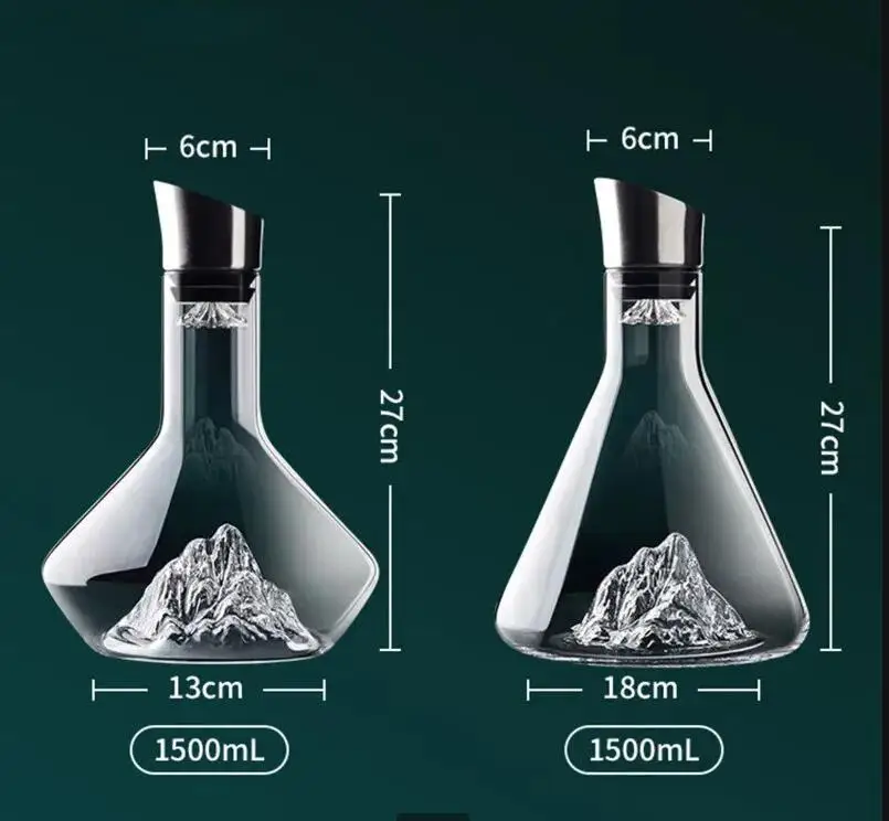 Iceberg Decanter Transparent Glass Brandy Champagne Wine Bottle Dispenser Family Party Set Supplies
Iceberg Decanter Transparent Glass Brandy Champagne Wine Bottle Dispenser Family Party Set Supplies
