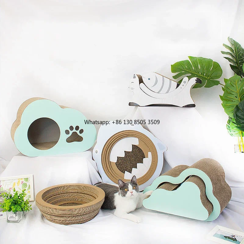 Manufacturer Wholesale Cute Design Corrugated Cat Scratcher Cardboard
Manufacturer Wholesale Cute Design Corrugated Cat Scratcher Cardboard