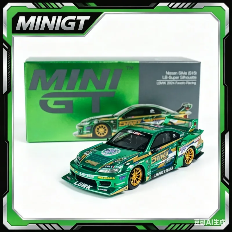 MINI GT 1:64 LB Nissan S15 SILVIA Fausto Racing Racing Car LBWK Alloy Cast Iron Automobile Model, Adult Collectible.
MINI GT 1:64 LB Nissan S15 SILVIA Fausto Racing Racing Car LBWK Alloy Cast Iron Automobile Model, Adult Collectible.