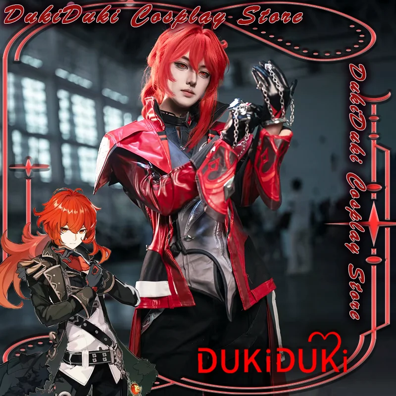 Mihayo Genshin Impact Diluc Ragnvindr Cosplay Costume Men Halloween Costume Adult Party Role Play Dress Up Carnival Uniform Wig
Mihayo Genshin Impact Diluc Ragnvindr Cosplay Costume Men Halloween Costume Adult Party Role Play Dress Up Carnival Uniform Wig