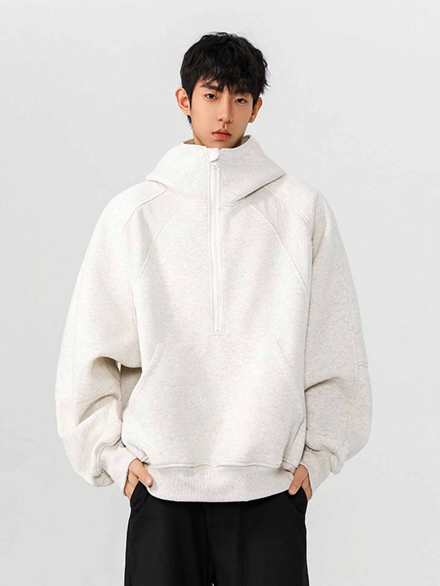 American Heavyweight Structure Patchwork Hoodie Men's Loose Cleanfit Casual Long Sve Zipper Hooded Sweatirt Autumn Wear
American Heavyweight Structure Patchwork Hoodie Men's Loose Cleanfit Casual Long Sve Zipper Hooded Sweatirt Autumn Wear