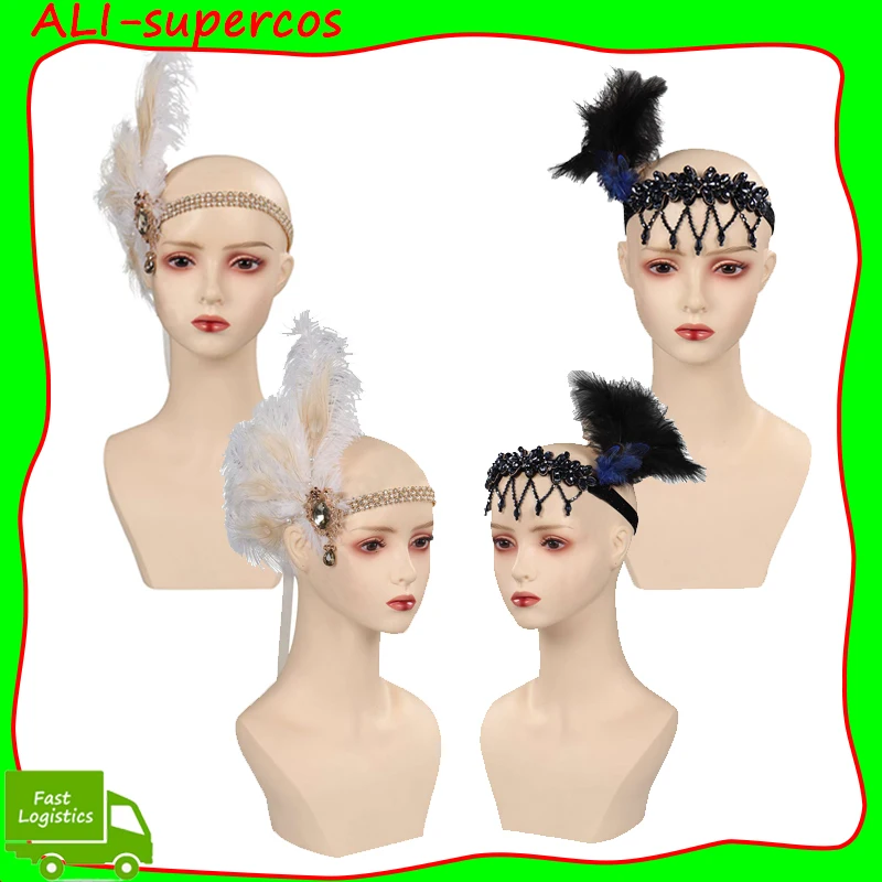 Women 1920s Vintage Headgear Retro Party Halloween Carnival Party Disguise Headband Costume Props Crystal Hair Accessories
Women 1920s Vintage Headgear Retro Party Halloween Carnival Party Disguise Headband Costume Props Crystal Hair Accessories
