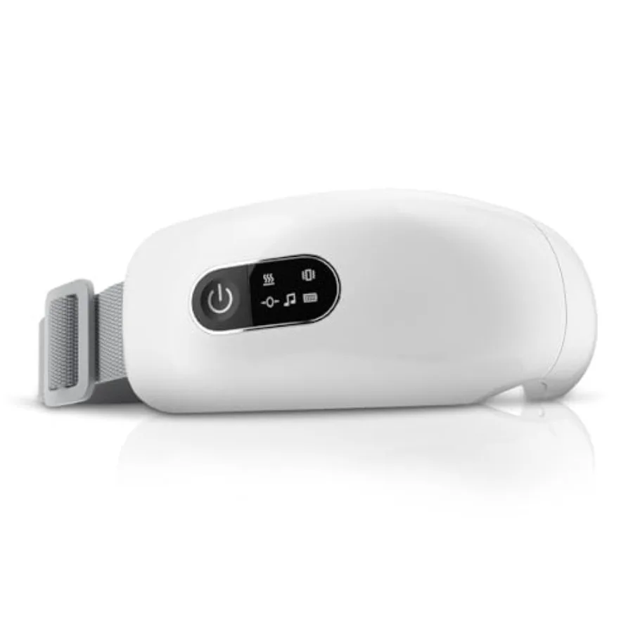 Eye Massager with Heat Vibration and Bluetooth Music for Migraine Headache Eye Strain Relief Heated Eye Mask with 4 Massage Mod
Eye Massager with Heat Vibration and Bluetooth Music for Migraine Headache Eye Strain Relief Heated Eye Mask with 4 Massage Mod