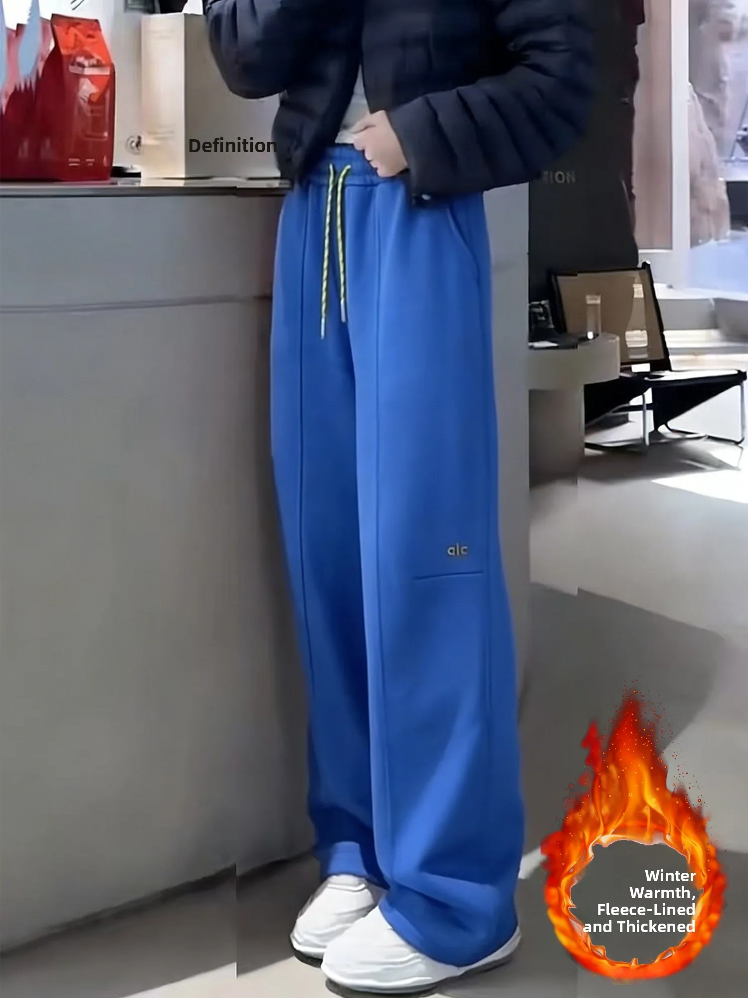 Trendy Fce Lined Wide Leg Pants Women's Casual Spor Cotton Trousers High Waist Straight Leg Pants Pure Color Spring 2026
Trendy Fce Lined Wide Leg Pants Women's Casual Spor Cotton Trousers High Waist Straight Leg Pants Pure Color Spring 2026