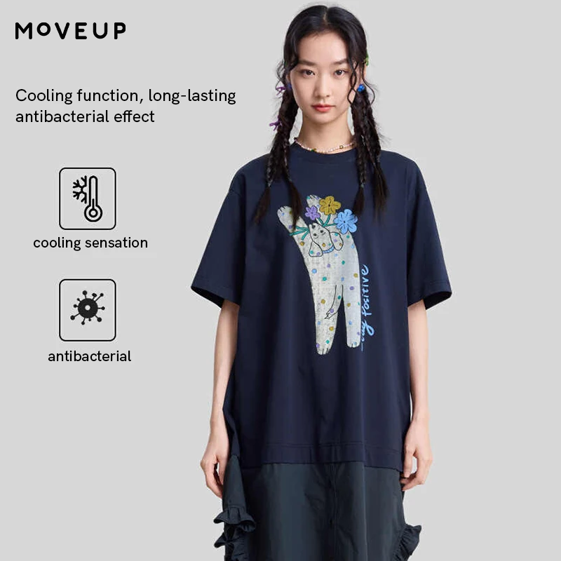 MOVEUP Short-Sleeve Round Neck Knit Dress 2026 Spring New Cartoon Puppy Print Patchwork Lace Hem Dress For Women 3ELC11316
MOVEUP Short-Sleeve Round Neck Knit Dress 2026 Spring New Cartoon Puppy Print Patchwork Lace Hem Dress For Women 3ELC11316