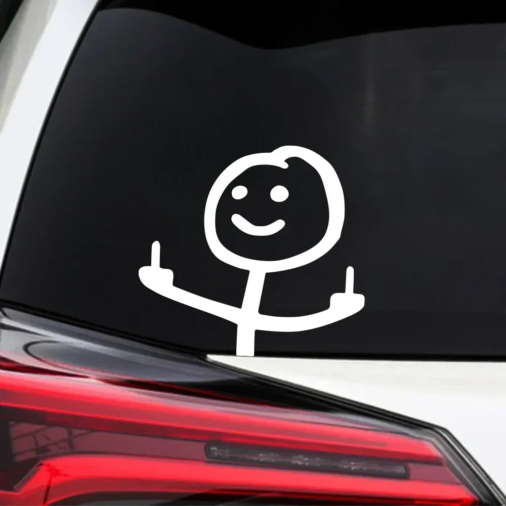 Creative interesting stickers, car truck window front glass bumper, upright middle finger decoration, creative body stickers.
Creative interesting stickers, car truck window front glass bumper, upright middle finger decoration, creative body stickers.
