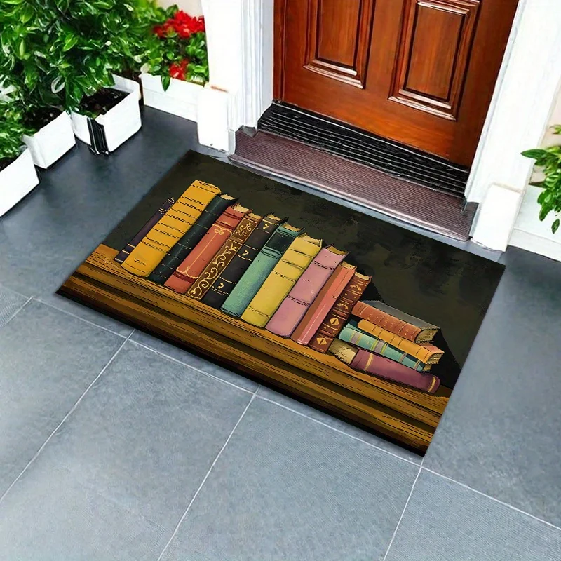 "Vintage Bookshelf" Non-Slip Floor Mat - Indoor and Outdoor Absorbent Foot Mat Suitable for Home Decoration, Durable and Stylish
"Vintage Bookshelf" Non-Slip Floor Mat - Indoor and Outdoor Absorbent Foot Mat Suitable for Home Decoration, Durable and Stylish