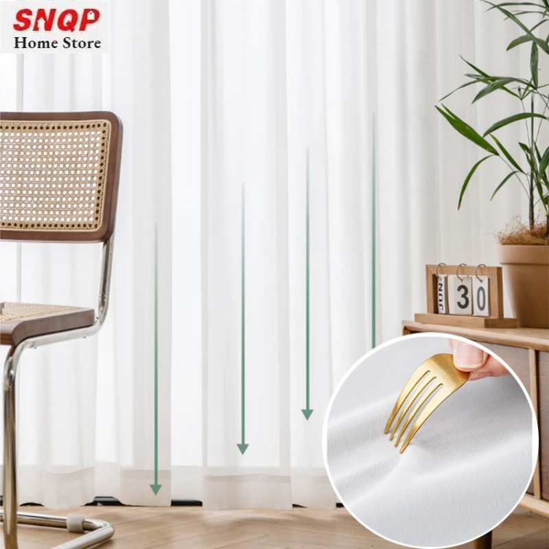 Simple Diamond White Tulle Sheer Curtains for Living Room Bedroom Dining Opaque Semi-shading Bay Window Window Luxury Blackout
Simple Diamond White Tulle Sheer Curtains for Living Room Bedroom Dining Opaque Semi-shading Bay Window Window Luxury Blackout