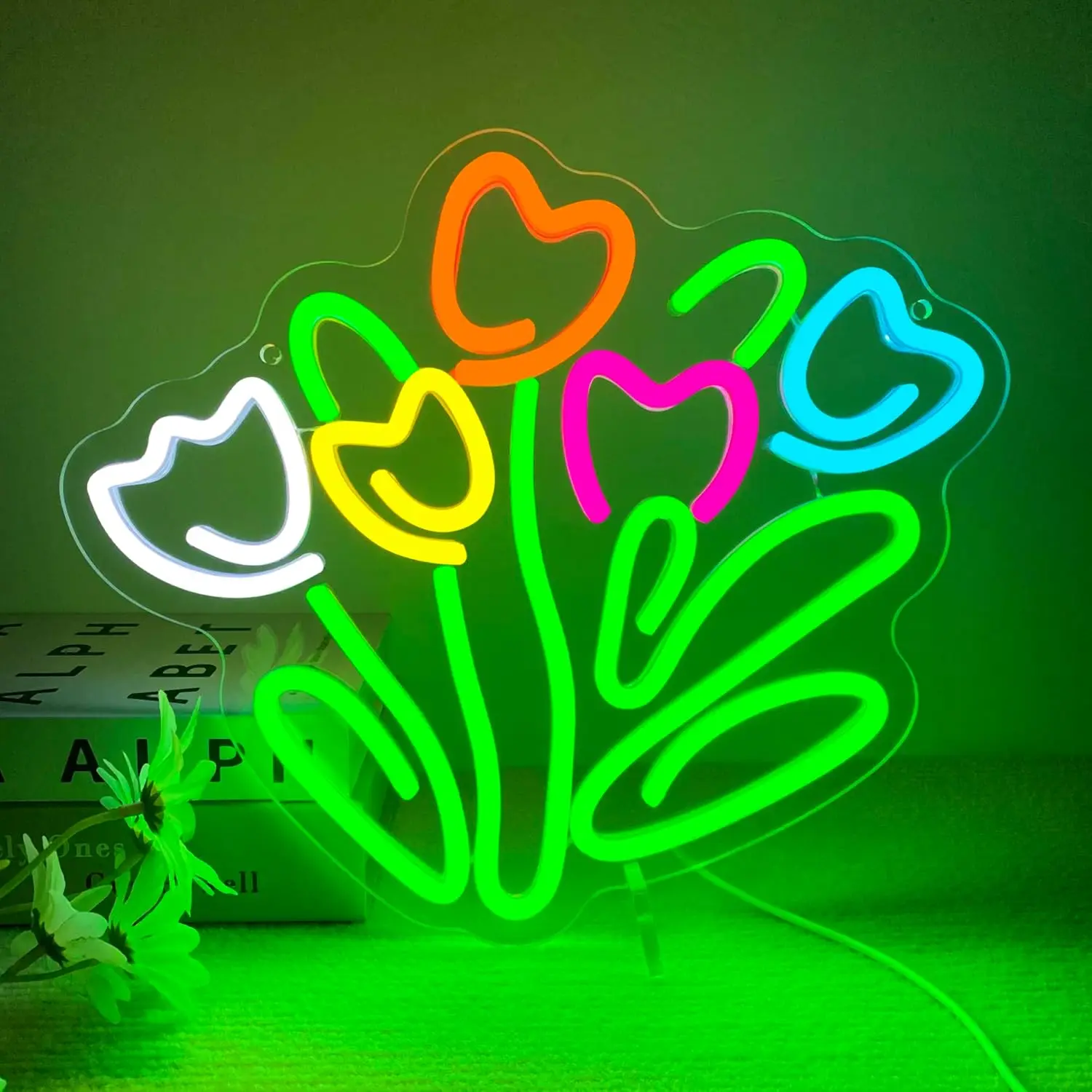 Tulip Neon Sign Dimmable Neon Lights for Bedroom Tulip Bunch Store Flower Shop Game Room Decor Aesthetics Draw Birthday Gifts
Tulip Neon Sign Dimmable Neon Lights for Bedroom Tulip Bunch Store Flower Shop Game Room Decor Aesthetics Draw Birthday Gifts