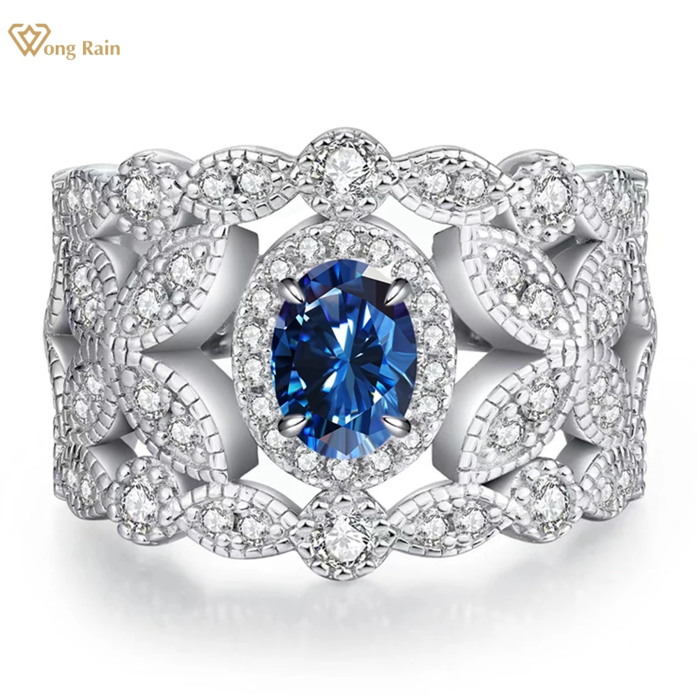 Wong Rain Vintage 925 Sterling Silver 3EX VVS1 Oval Cut 1CT Real Moissanite Diamonds Gemstone Engagement Rings Fine Jewelry Gift
Wong Rain Vintage 925 Sterling Silver 3EX VVS1 Oval Cut 1CT Real Moissanite Diamonds Gemstone Engagement Rings Fine Jewelry Gift