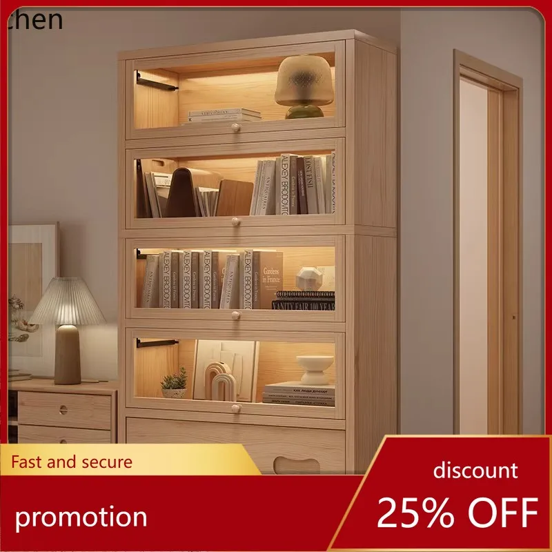 ZML Solid Wood Dustproof Storage Cabinet Integrated Wall-Mounted Organizer Home Display Floor Storage Cabinet
ZML Solid Wood Dustproof Storage Cabinet Integrated Wall-Mounted Organizer Home Display Floor Storage Cabinet