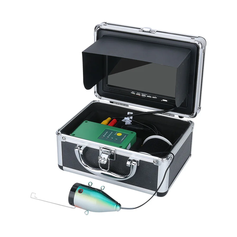 Portable Underwater Fishing Camera With Depth Temperature Display-Waterproof HD Camera And 7'' LCD Monitor-Infrared
Portable Underwater Fishing Camera With Depth Temperature Display-Waterproof HD Camera And 7'' LCD Monitor-Infrared