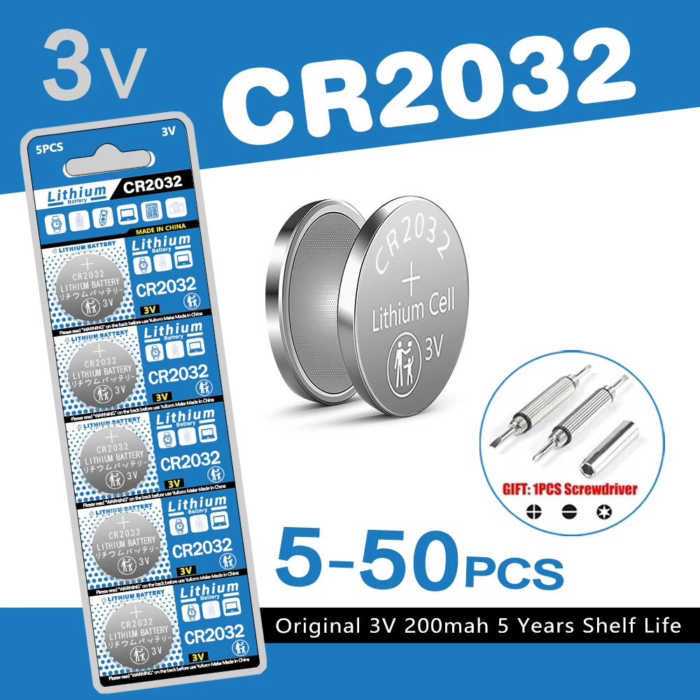 НОВЫЙ 2-50 шт. 3 В CR2032 литиевая батарейка BR2032 ECR2032 LM2032 5004LC батарейки типа «таблетка» для часов для игрушечных часов с дистанционным управлением
НОВЫЙ 2-50 шт. 3 В CR2032 литиевая батарейка BR2032 ECR2032 LM2032 5004LC батарейки типа «таблетка» для часов для игрушечных часов с дистанционным управлением