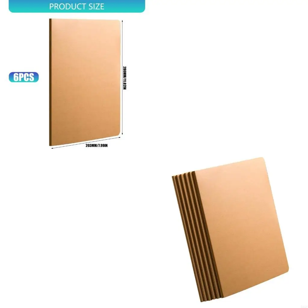 Pack of 6 Firm Bounding Notebooks 36 Pages Per Book Writing Book Line Sheets K92C
Pack of 6 Firm Bounding Notebooks 36 Pages Per Book Writing Book Line Sheets K92C