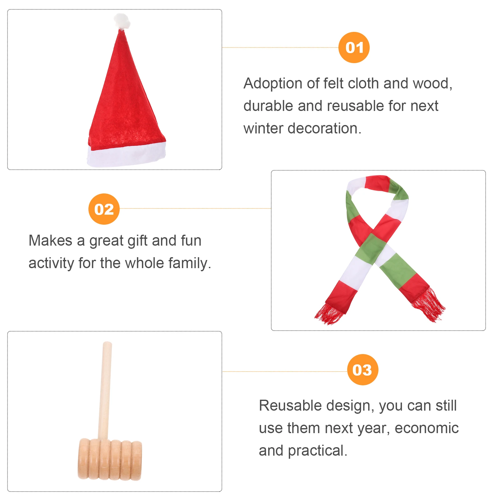 16Pcs Snowman Props Reusable Snowman Decorating Kit Christmas Snowman Making Toys Xmas Decoration
16Pcs Snowman Props Reusable Snowman Decorating Kit Christmas Snowman Making Toys Xmas Decoration