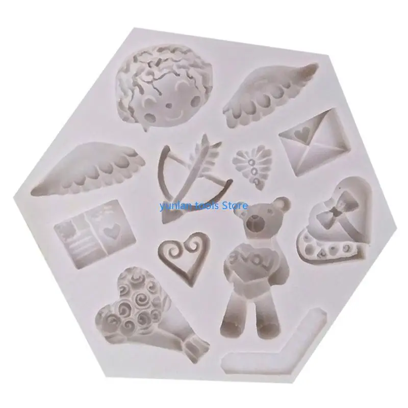50LB Fondant Molds Bear & Hearts Shaped Silicone Material for Kitchen Cake Decorating
50LB Fondant Molds Bear & Hearts Shaped Silicone Material for Kitchen Cake Decorating